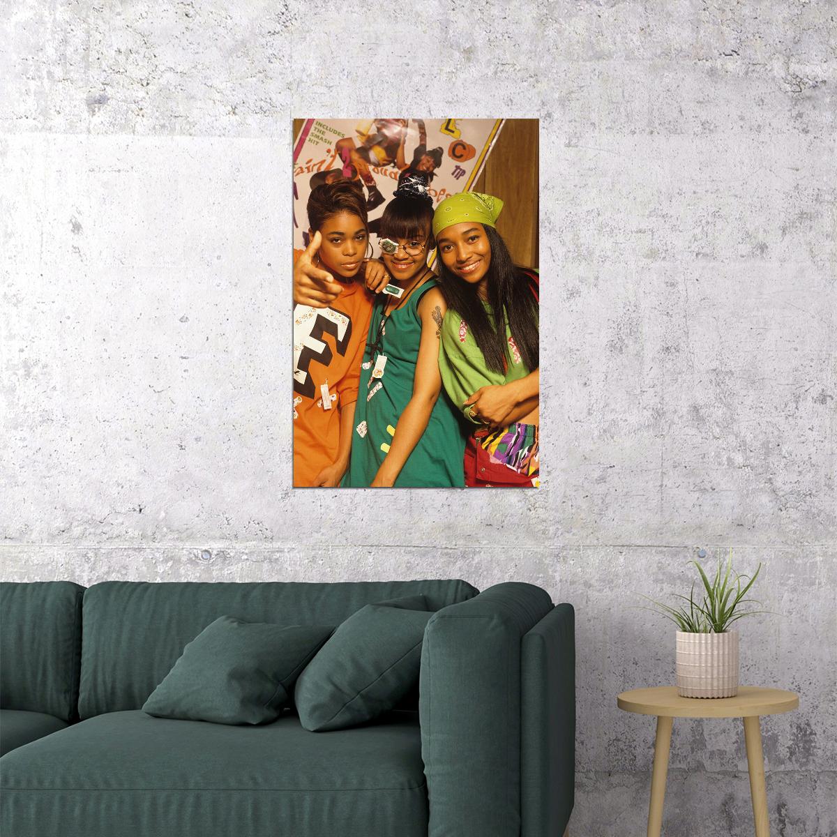 Tlc 80s 90s Music Band Musical Singer Star Poster Wall Art Print Home Wall Decor