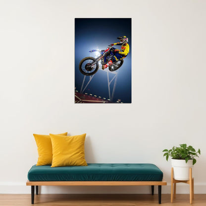 Cooper Webb Motorcycle Cross Country Driver Idol Poster Wall Art Print Home Wall Decor