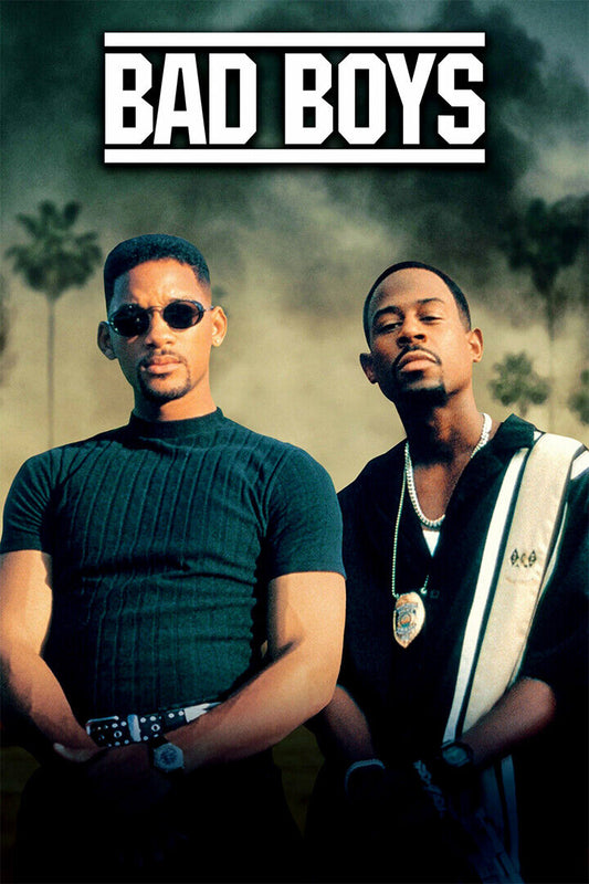 Bad Boys Vintage Classic Action Movie Poster Wall Art Print Home Wall Decor