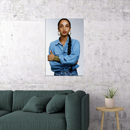 Sade 80's 90's Singer Music Celebrity Star Poster Wall Art Print Home Wall Decor