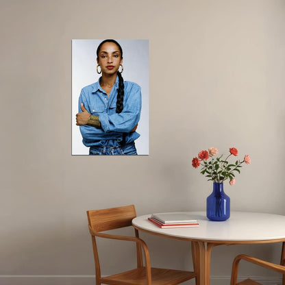 Sade 80's 90's Singer Music Celebrity Star Poster Wall Art Print Home Wall Decor