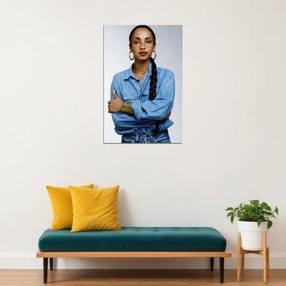 Sade 80's 90's Singer Music Celebrity Star Poster Wall Art Print Home Wall Decor