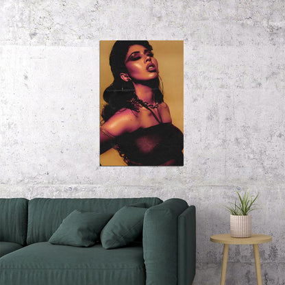 Kali Uchis Producer Singer And Songwriter Poster Wall Art Print Home Wall Decor