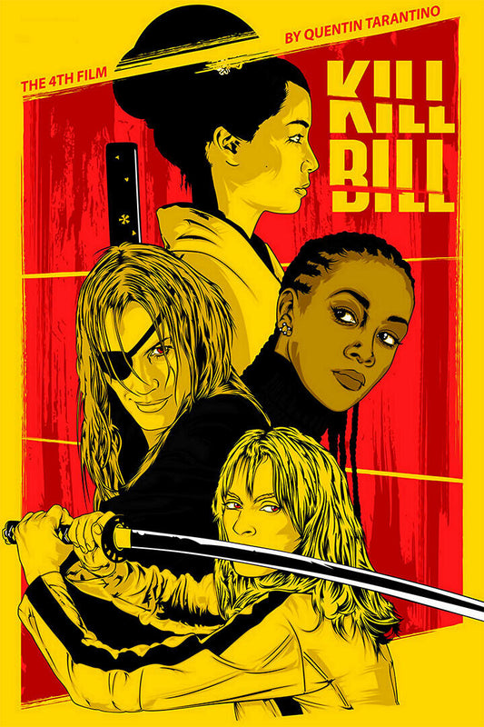 Kill Bill Vol 1 Movie Horror Crime Action Poster Wall Art Print Home Wall Decor - xonomax