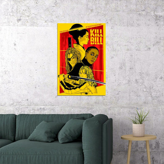 Kill Bill Vol 1 Movie Horror Crime Action Poster Wall Art Print Home Wall Decor - xonomax
