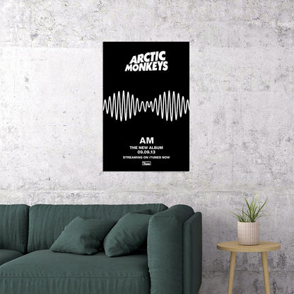 Arctic Monkeys Am Music Album 2013 Uk Tour Alex Turner Poster Wall Art Print Home Wall Decor