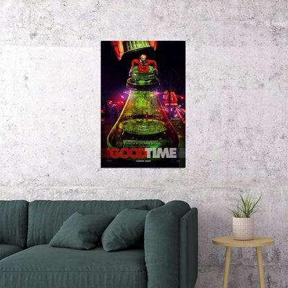 Good Time Movie Robert Pattinson Benny Safdie Poster Wall Art Print Home Wall Decor