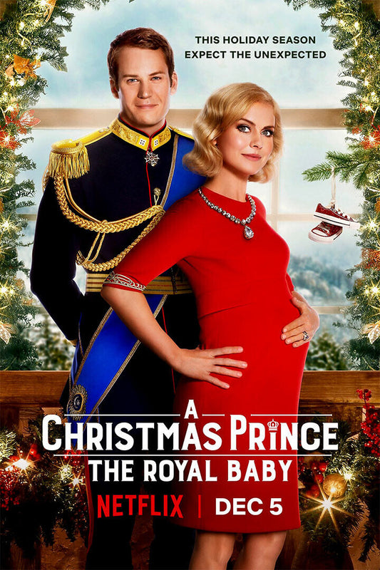 A Christmas Prince 2019 Movie The Royal Baby Family Poster Wall Art Print Home Wall Decor