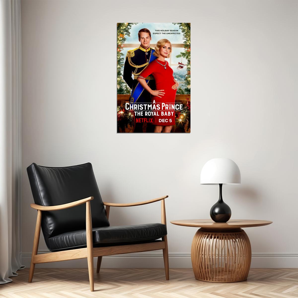 A Christmas Prince 2019 Movie The Royal Baby Family Poster Wall Art Print Home Wall Decor