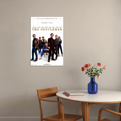 The Gentlemen Movie 2020 Comedy Action Movie Poster Wall Art Print Home Wall Decor