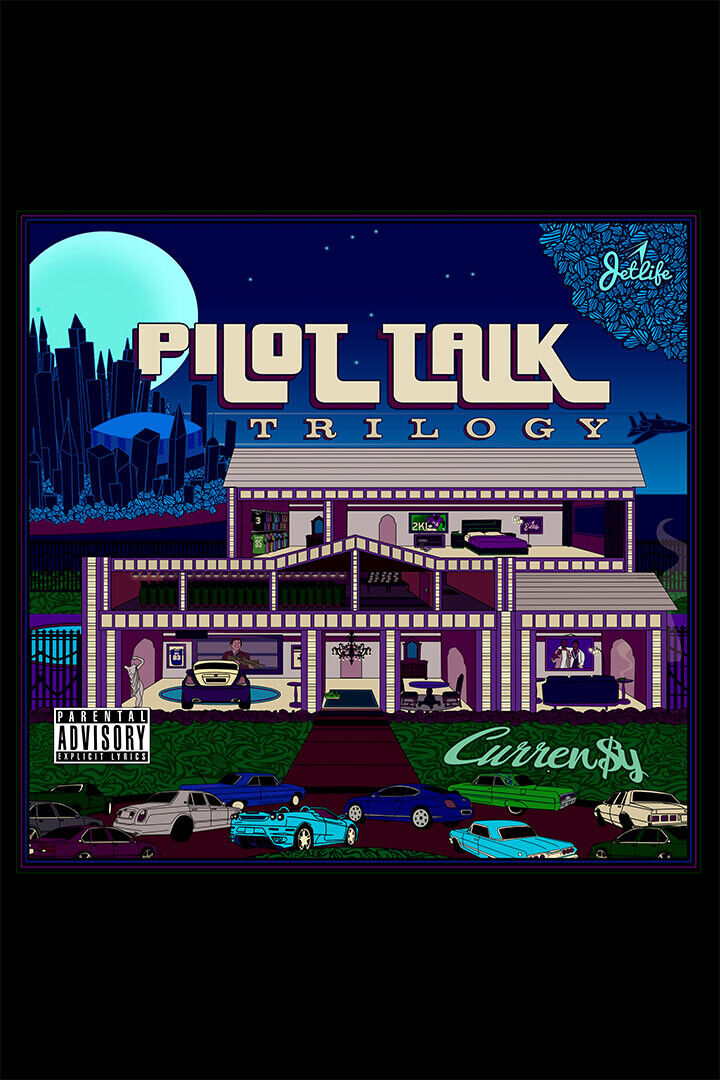 Currensy Pilot Talk Trilogy 2020 Rap Album Singer Poster Wall Art Print Home Wall Decor