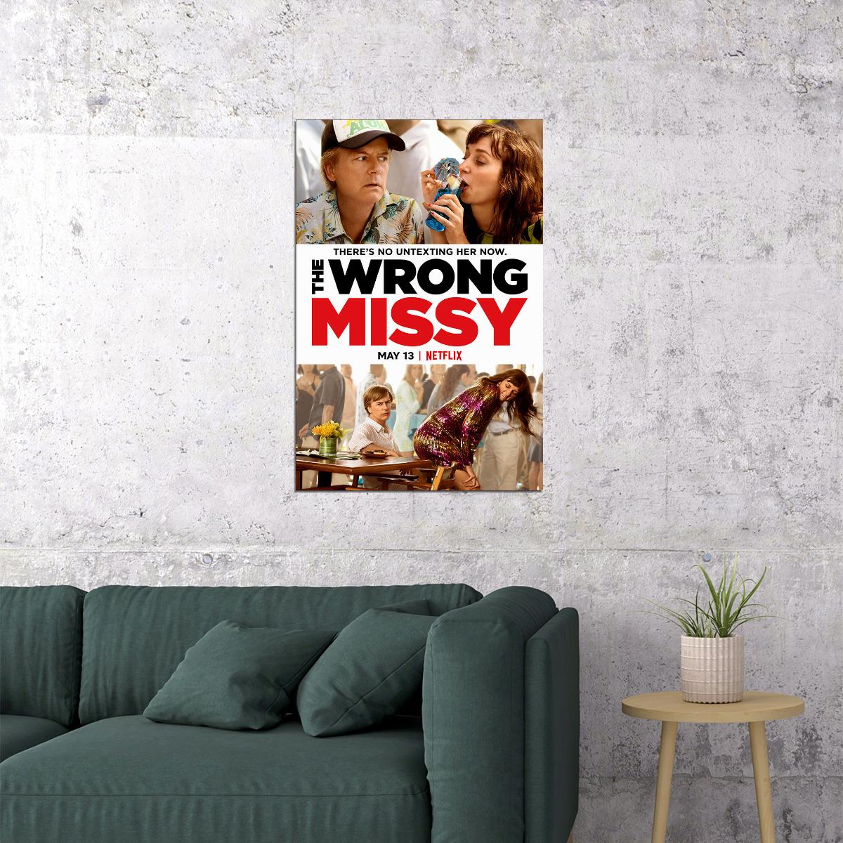 The Wrong Missy Tv Movie 2020 Comedy Romantic Poster Wall Art Print Home Wall Decor