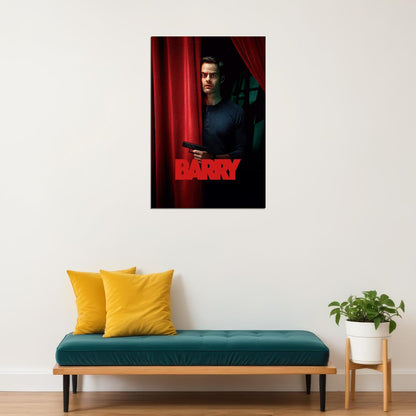 Barry Movie Actino Comdey Crime Adventure Poster Wall Art Print Home Wall Decor