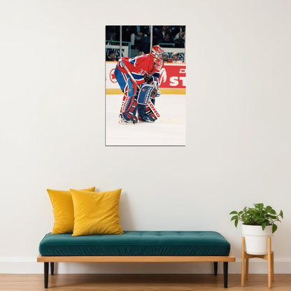 Hockey Patrick Roy Montreal Match Poster Wall Art Print Home Wall Decor