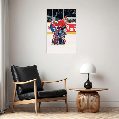 Hockey Patrick Roy Montreal Match Poster Wall Art Print Home Wall Decor