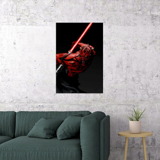 Star Wars Movie Adventure Darth Maul Poster Wall Art Print Home Wall Decor - xonomax