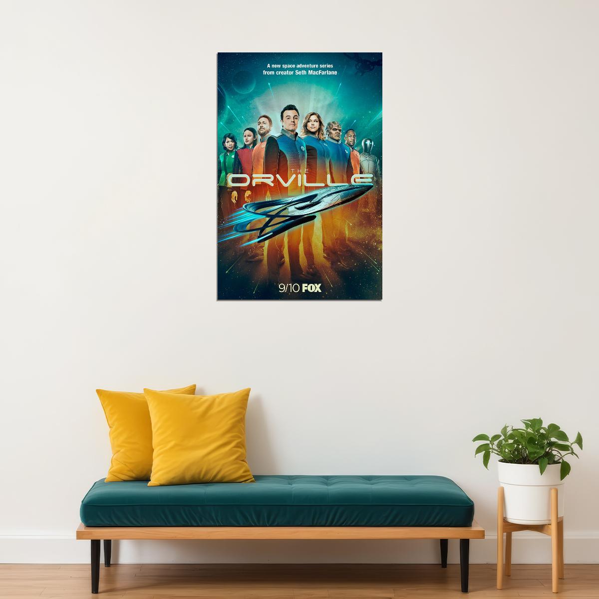 The Orville Science Fiction Comedy Movie Poster Wall Art Print Home Wall Decor - xonomax