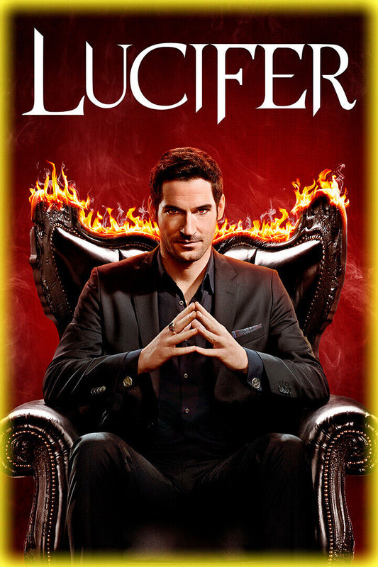 Lucifer Tom Ellis Fallen Angel Tv Show Poster Wall Art Print Home Wall Decor - xonomax
