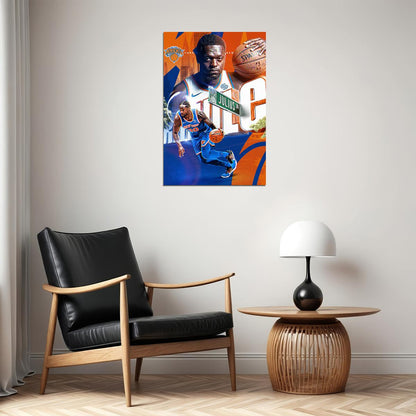 Julius Randle New York Knicks Basketball Star Poster Wall Art Print Home Wall Decor