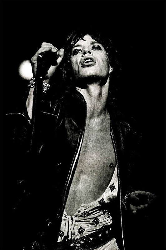 Mick Jagger On Stage Musician Creator Poster Wall Art Print Home Wall Decor