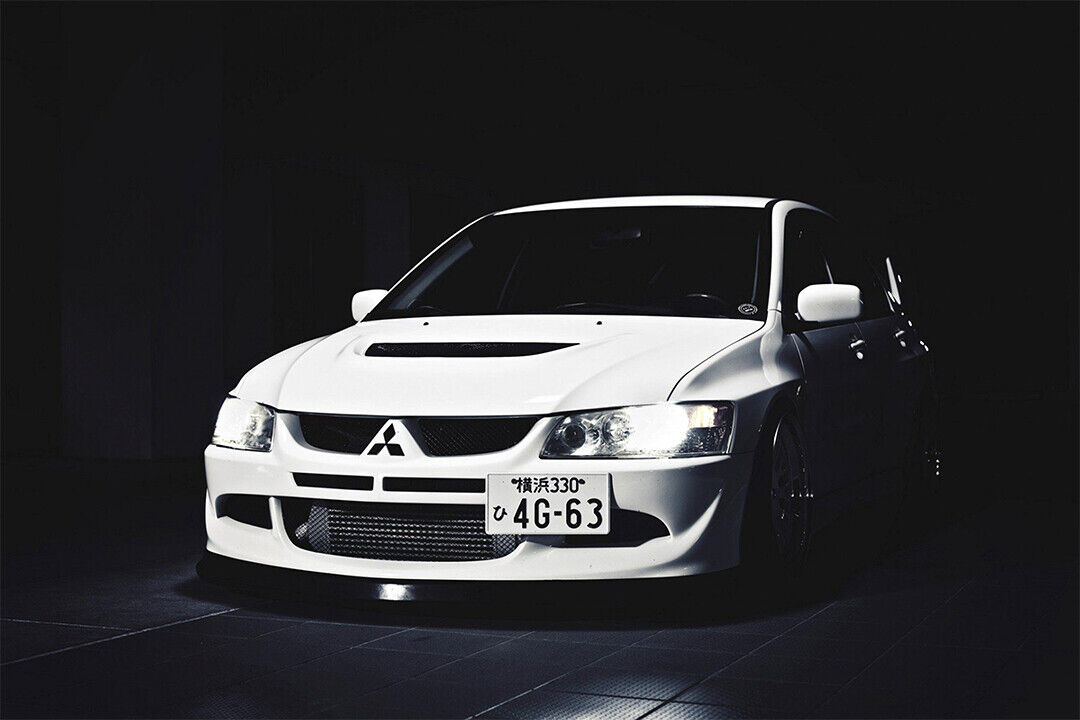 Lancer Evolution Evo Mitsubishi Super Racing Car Poster Wall Art Print Home Wall Decor