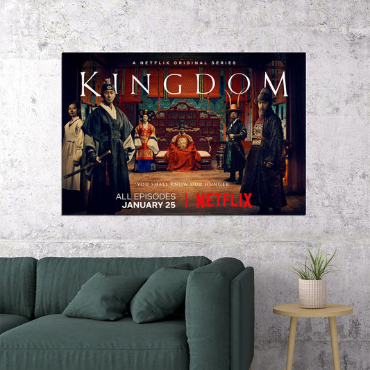 Kingdom Fight Zombie Korean Tv Movie Action Poster Wall Art Print Home Wall Decor - xonomax