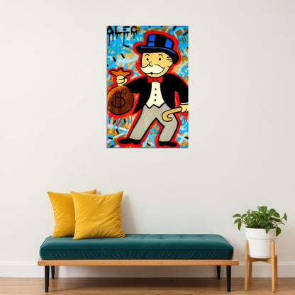 Alec Monopoly Brand Ambassador Poster Wall Art Print Home Wall Decor