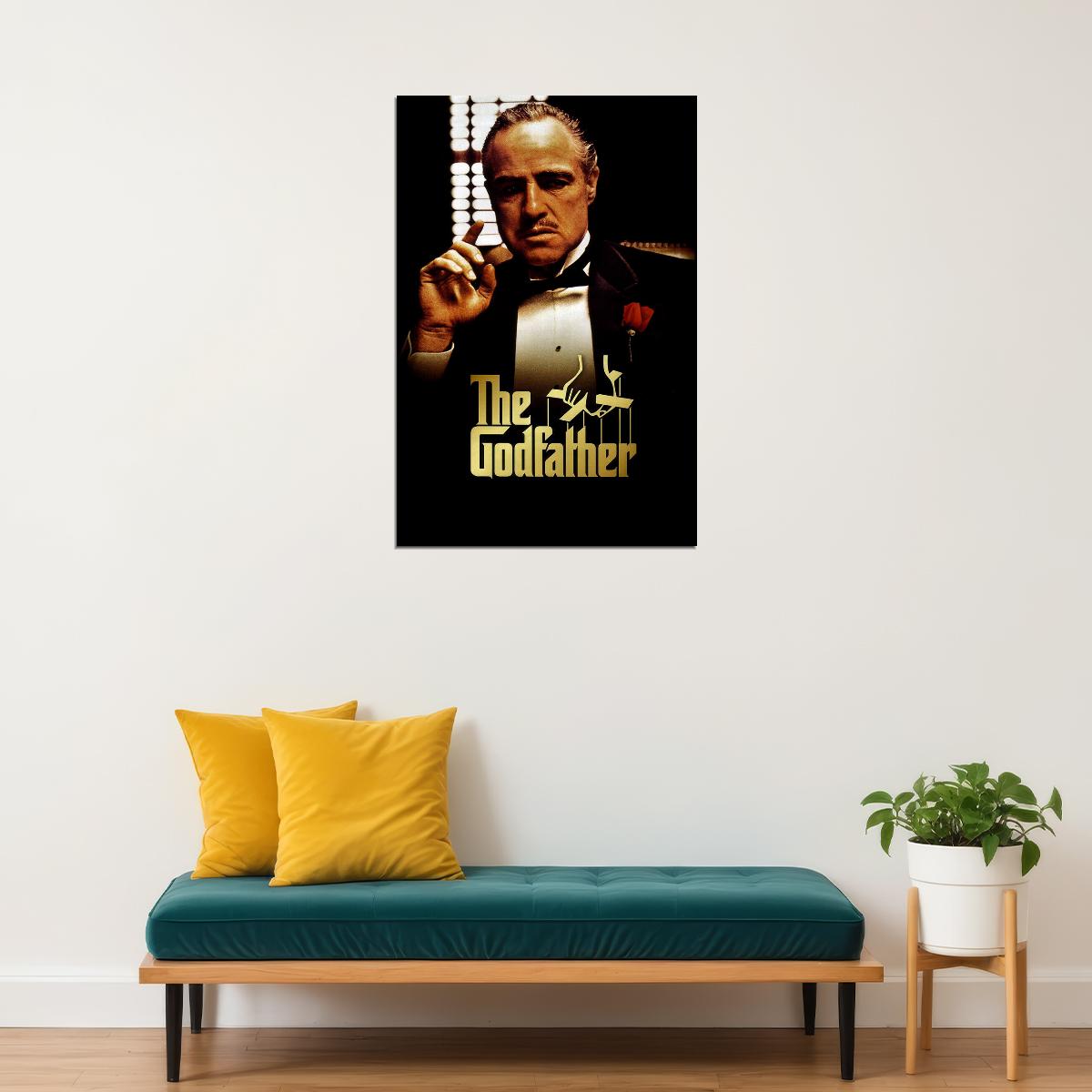 The Godfather Classic Film Movie Crime Poster Wall Art Print Home Wall Decor