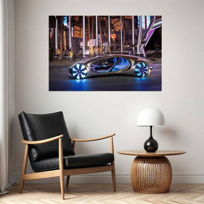 Mercedes-benz Vision Avtr Car Poster Wall Art Print Home Wall Decor