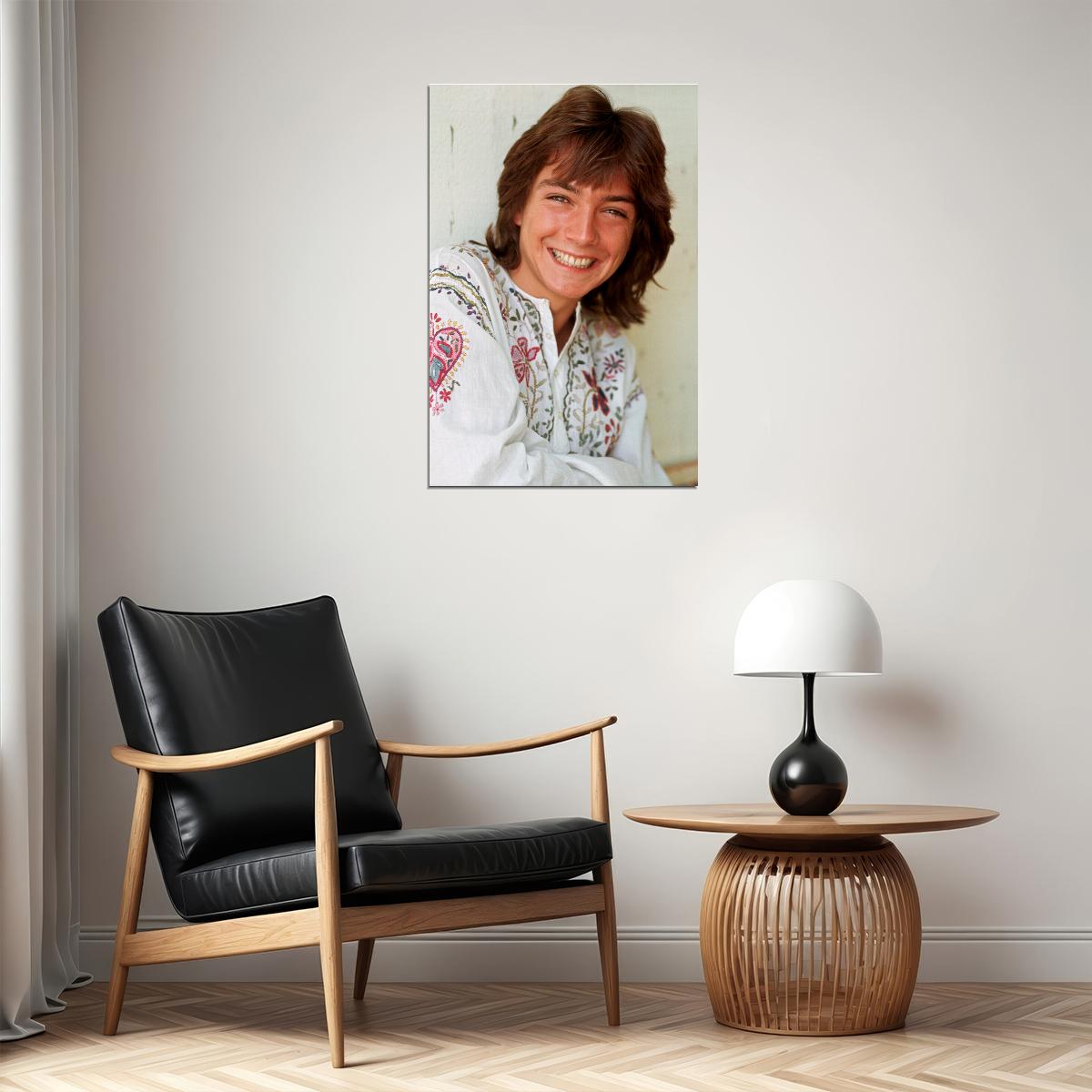 Actor David Cassidy Smiling American Singer Poster Wall Art Print Home Wall Decor