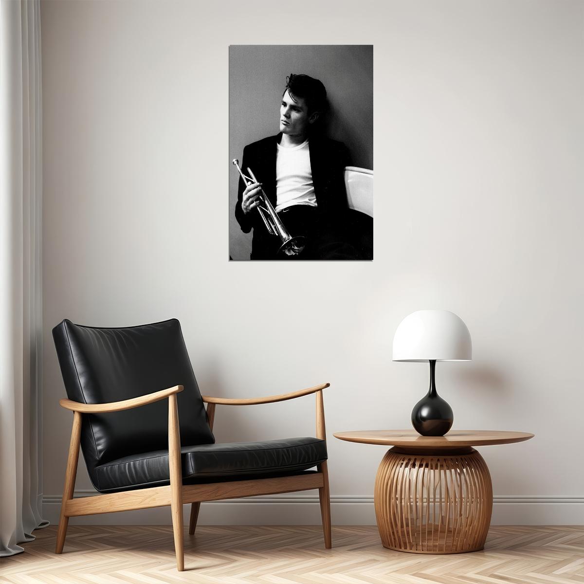 Chet Baker Jazz Legend Poster Wall Art Print Home Wall Decor