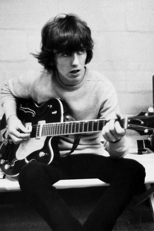 Guitarist George Harrison English Musician Poster Wall Art Print Home Wall Decor