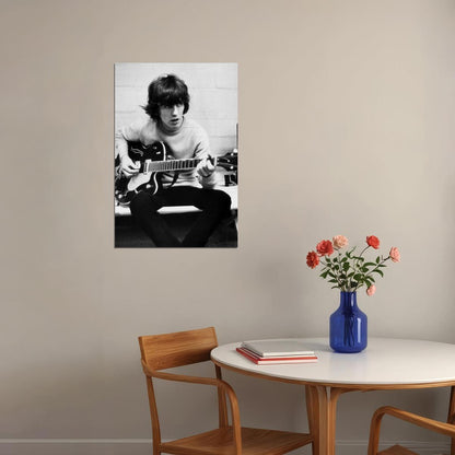 Guitarist George Harrison English Musician Poster Wall Art Print Home Wall Decor