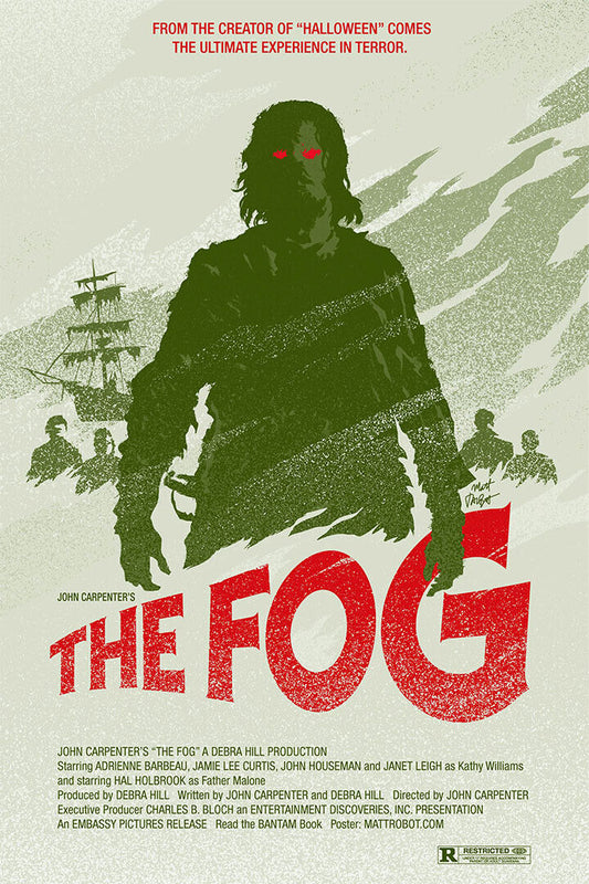 The Fog John Carpenter Jamie Lee Curtis Horror Movie Poster Wall Art Print Home Wall Decor - xonomax