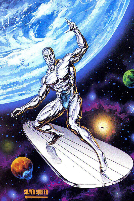 Silver Surfer Cosmic Universe Poster Wall Art Print Home Wall Decor