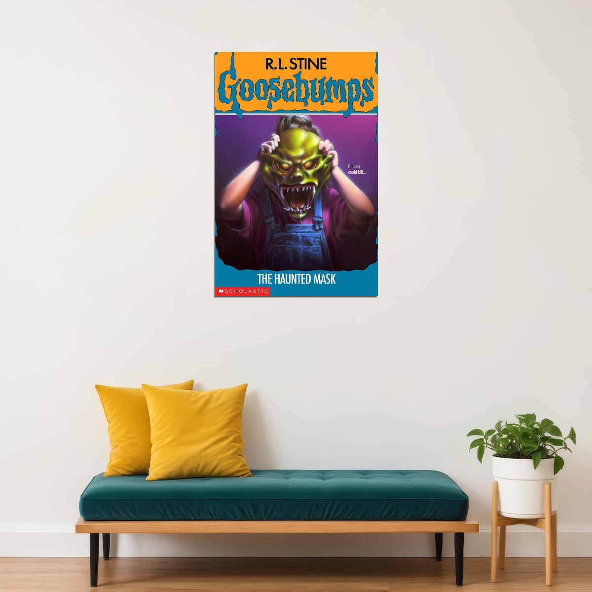 Goosebumps The Haunted Mask Poster Wall Art Print Home Wall Decor