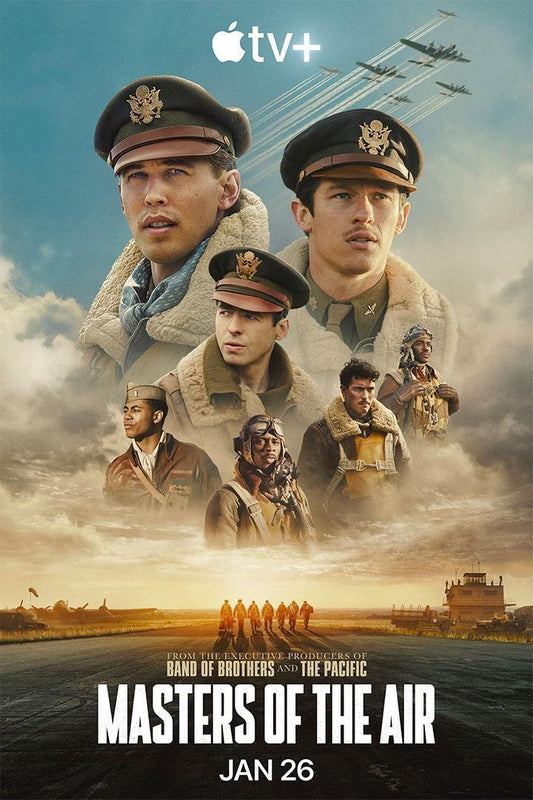 Masters Of The Air Action Thriller Tv Series Movie Poster Wall Art Print Home Wall Decor - xonomax