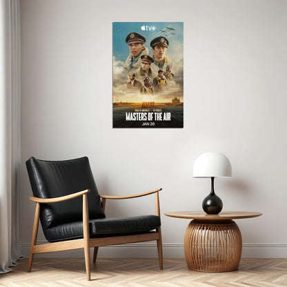Masters Of The Air Action Thriller Tv Series Movie Poster Wall Art Print Home Wall Decor
