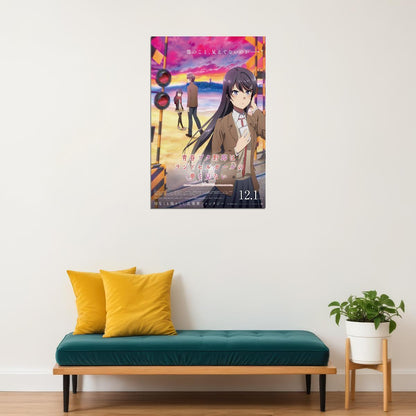 Rascal Does Not Dream of Bunny Girl Senpai Kid Anime Animation Movie Poster Wall Art Print Home Wall Decor