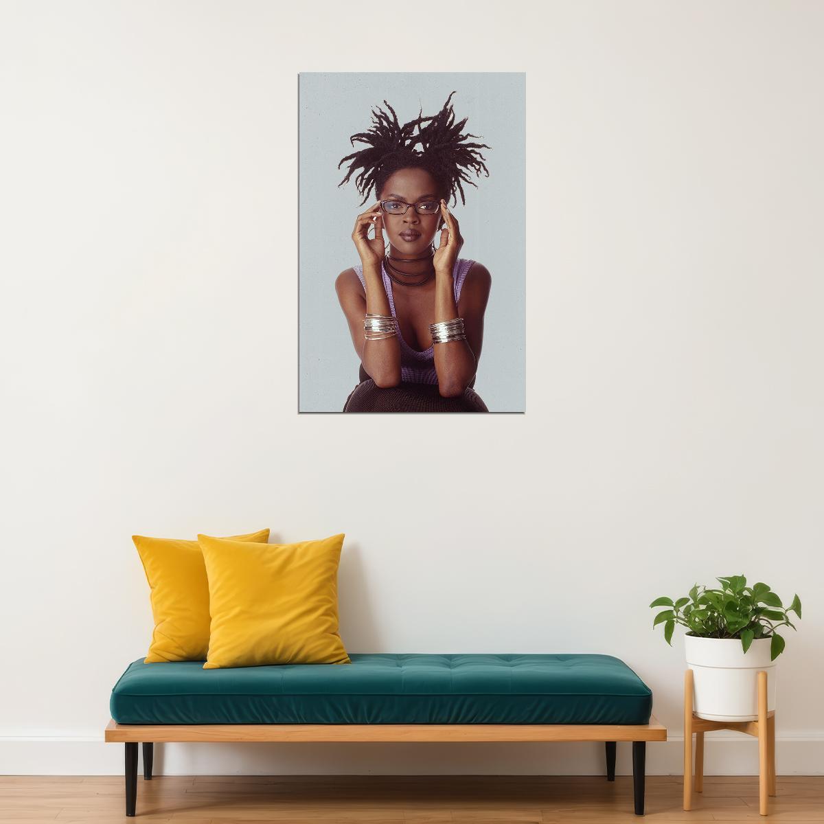 Lauryn Hill American Musician Producer Actress Poster Wall Art Print Home Wall Decor