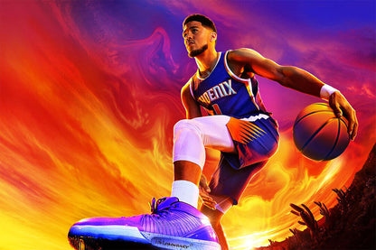 Devin Booker Basketballer Phoenix Suns Team Poster Wall Art Print Home Wall Decor