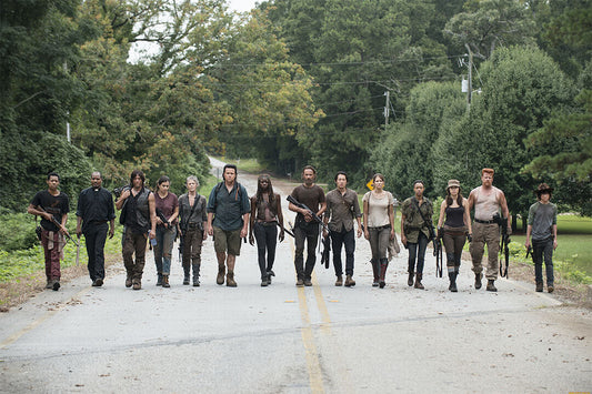 The Walking Dead Movie All Characters Horror Poster Wall Art Print Home Wall Decor - xonomax