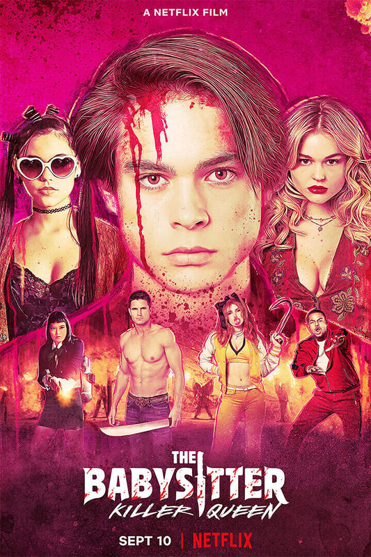 The Babysitter Killer Queen Movie Comedy Horror Poster Wall Art Print Home Wall Decor - xonomax