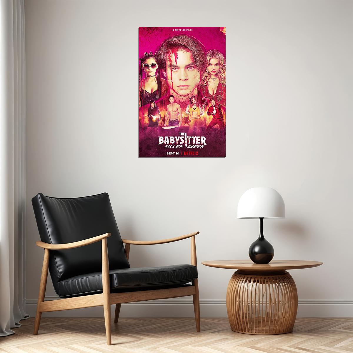 The Babysitter Killer Queen Movie Comedy Horror Poster Wall Art Print Home Wall Decor - xonomax