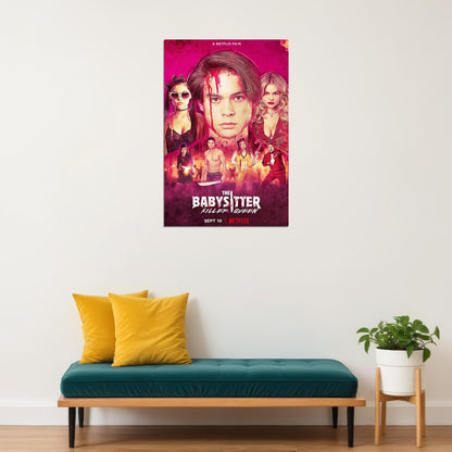 The Babysitter Killer Queen Movie Comedy Horror Poster Wall Art Print Home Wall Decor - xonomax