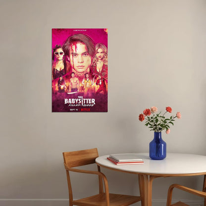 The Babysitter Killer Queen Movie Comedy Horror Poster Wall Art Print Home Wall Decor - xonomax