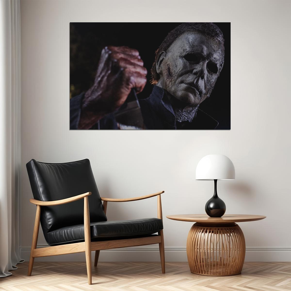 Halloween Movie Horror Action Michael Myers Poster Wall Art Print Home Wall Decor - xonomax