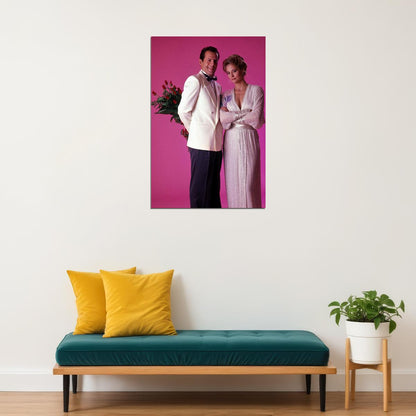 Bruce Willis Cybil Shepherd Moonlighting Movie Poster Wall Art Print Home Wall Decor - xonomax