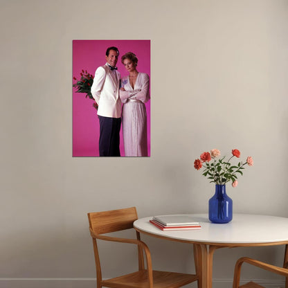 Bruce Willis Cybil Shepherd Moonlighting Movie Poster Wall Art Print Home Wall Decor - xonomax