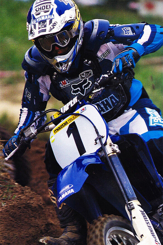 Doug Henry Motorcycle Cross Country Driver Poster Wall Art Print Home Wall Decor